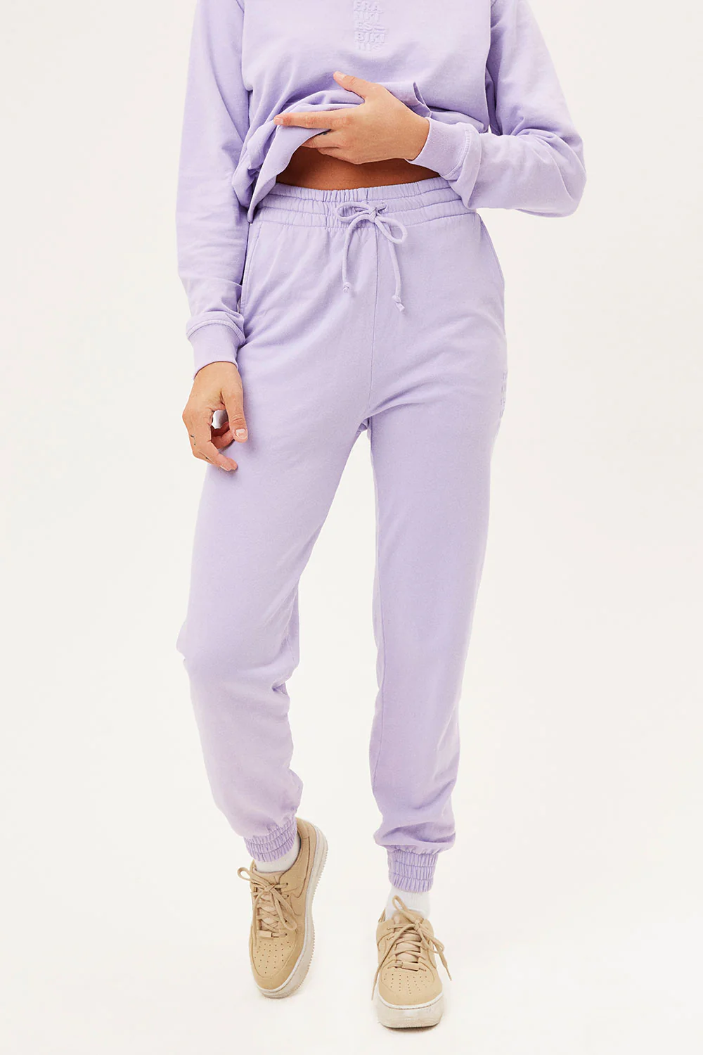 Frank Oversized Sweatpants - Lilac - Image 2