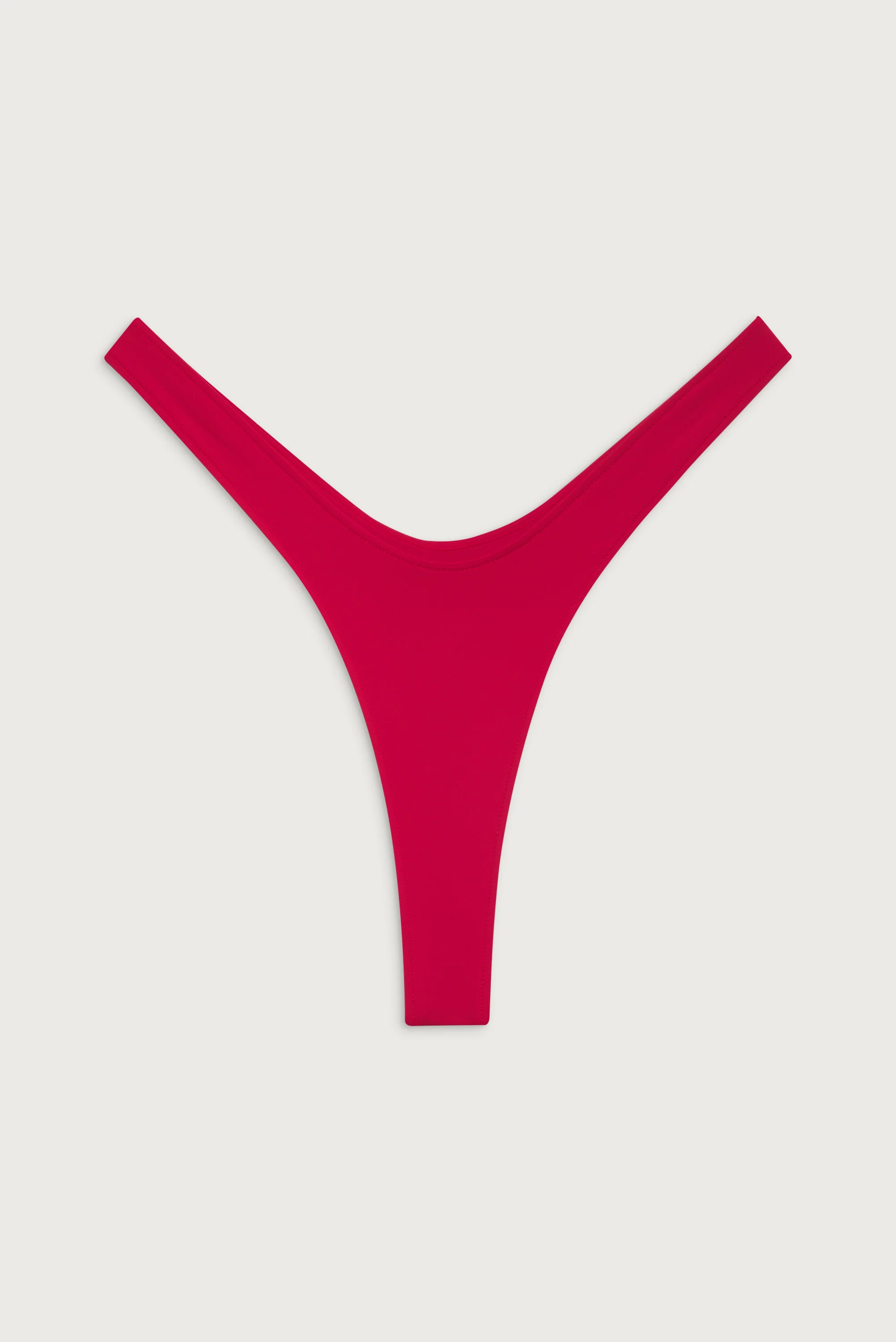 Full Moon Micro Bikini Bottom - True Red - Image 3
