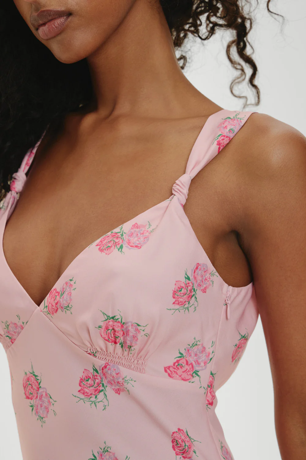 Gem Floral Midi Dress - Fresh Rose - Image 5