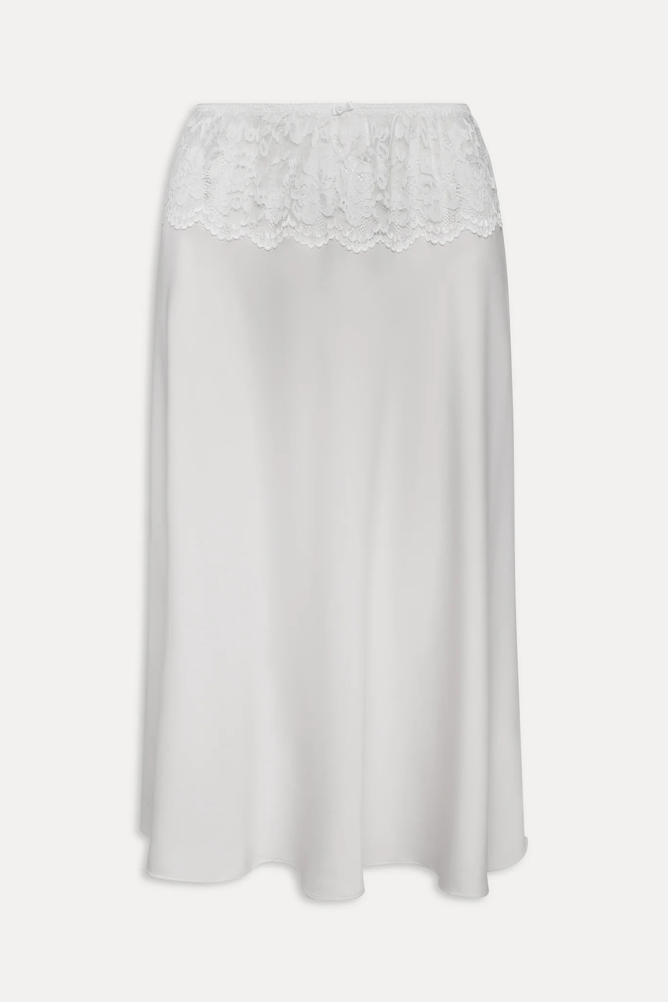 Harper Satin Lace Midi Skirt - Heaven - Image 3