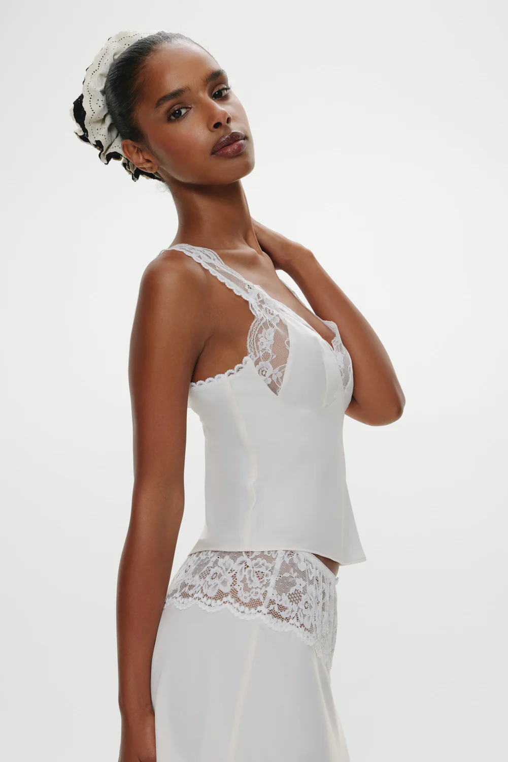 Harper Satin Lace Top - Heaven - Image 6
