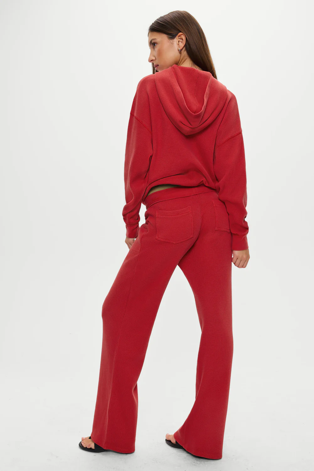Haven Thermal Hoodie - Strawberry Red - Image 4