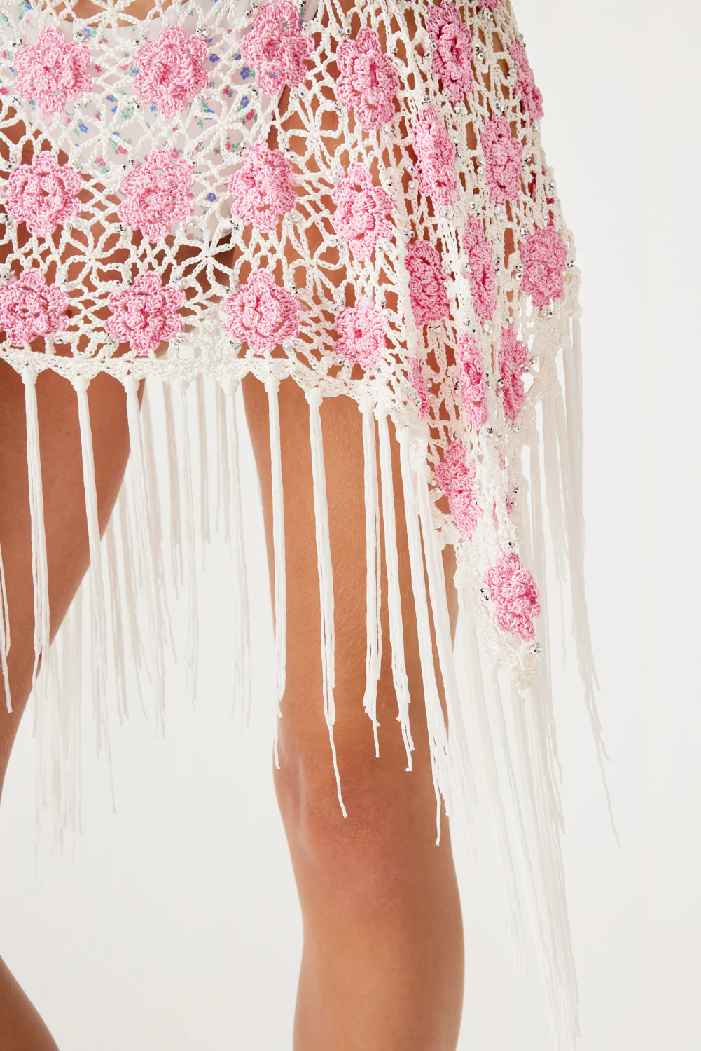 Hendrix Crochet Skirt - Pink Sugar - Image 5
