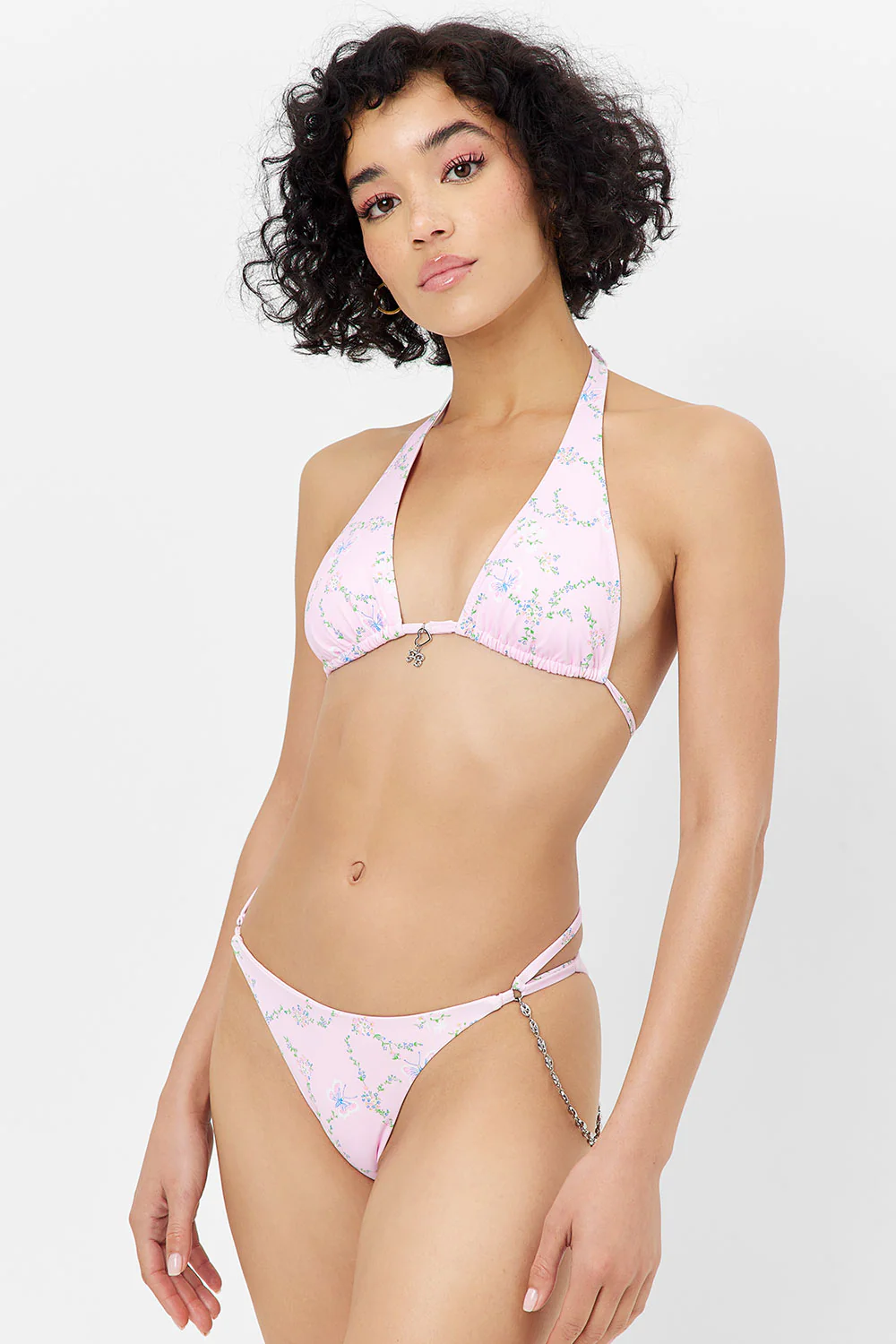 Isabella Floral Chain Bikini Bottom - Fairytale - Image 4