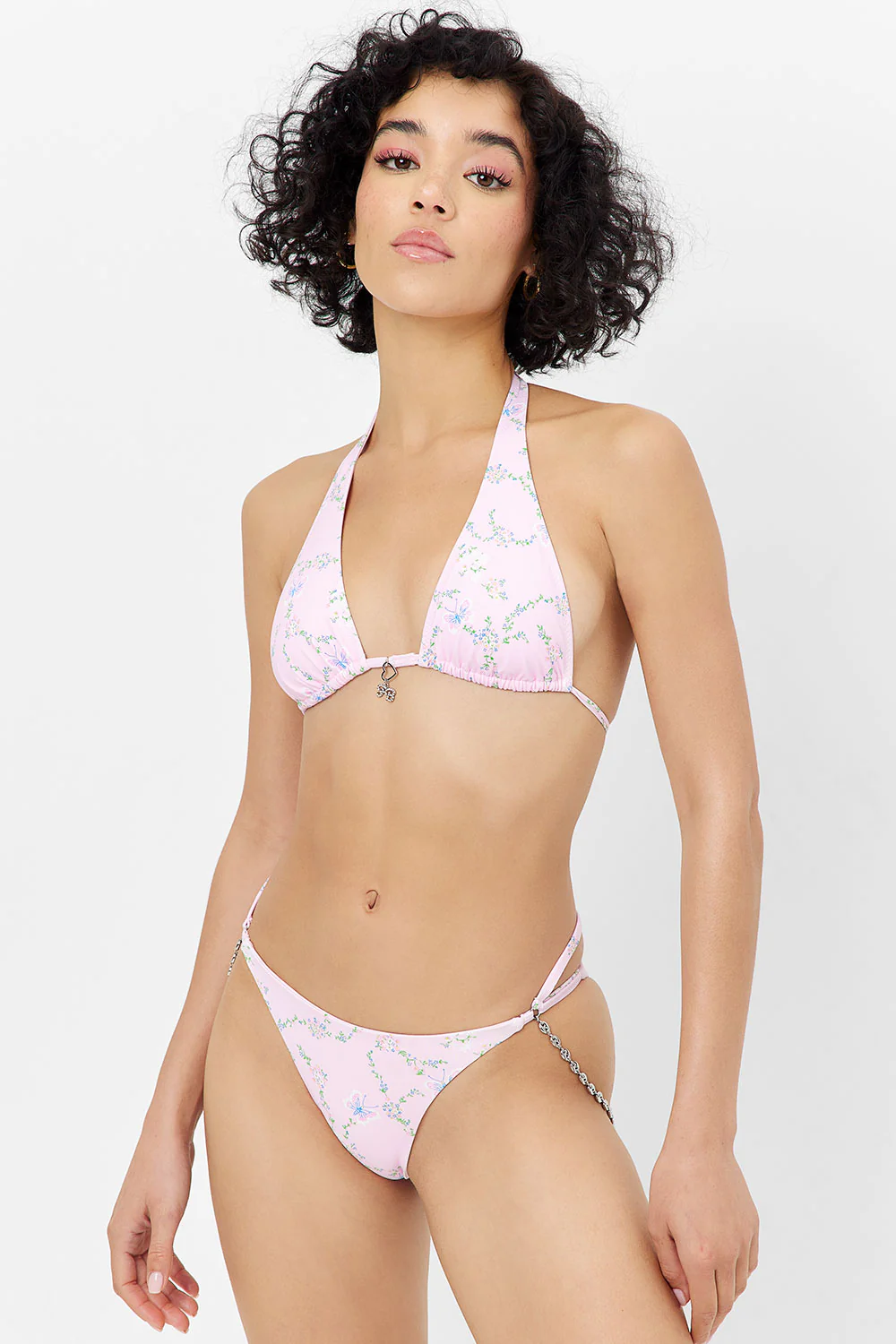 Isabella Floral Chain Bikini Bottom - Fairytale - Image 5