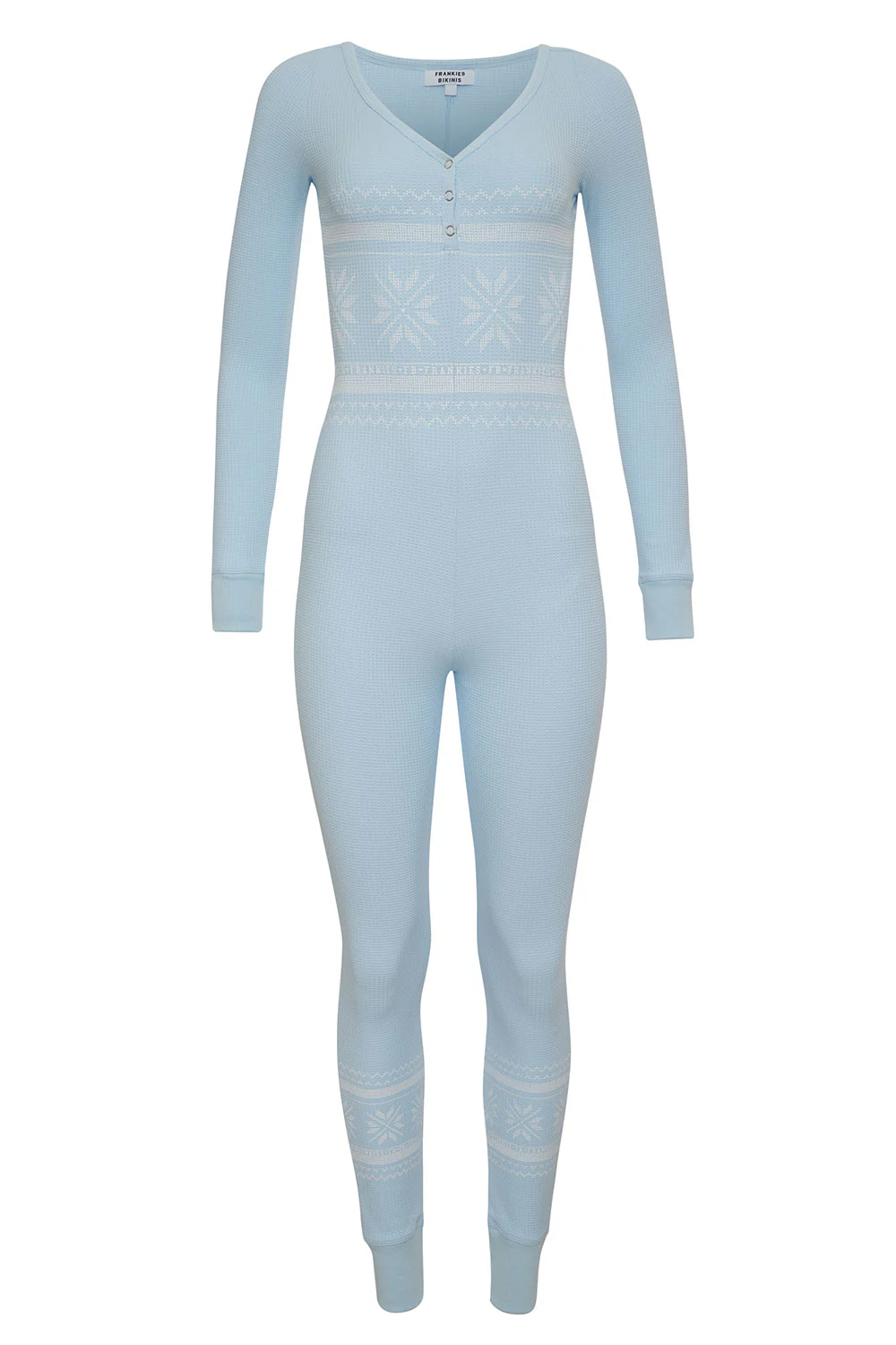 January Waffle Pajama Onesie - Flurries - Image 2