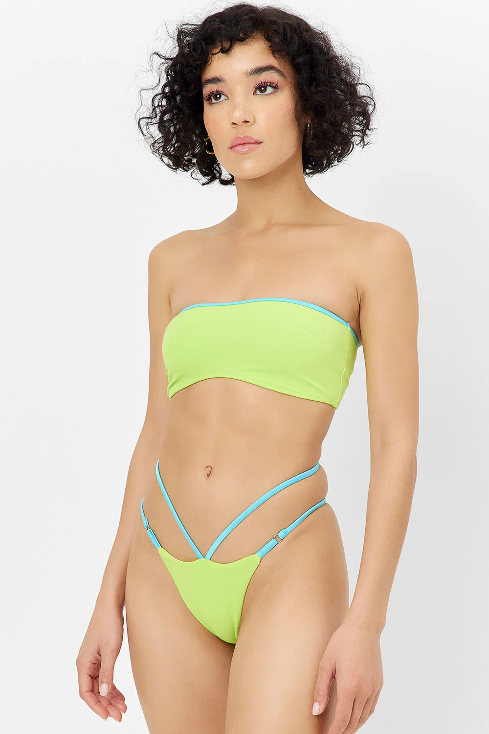 Jean Terry Bandeau Bikini Top - Siren - Image 2