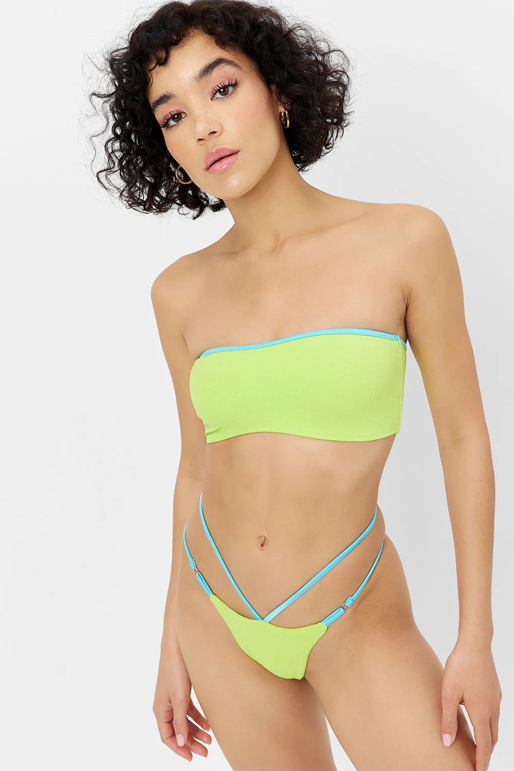 Jean Terry Bandeau Bikini Top - Siren - Image 4