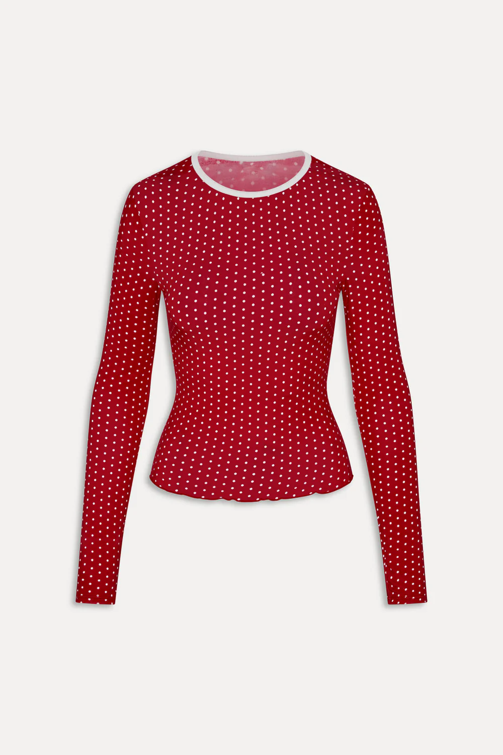 Joy Long Sleeve Sleep Shirt - Holiday Dot - Image 3