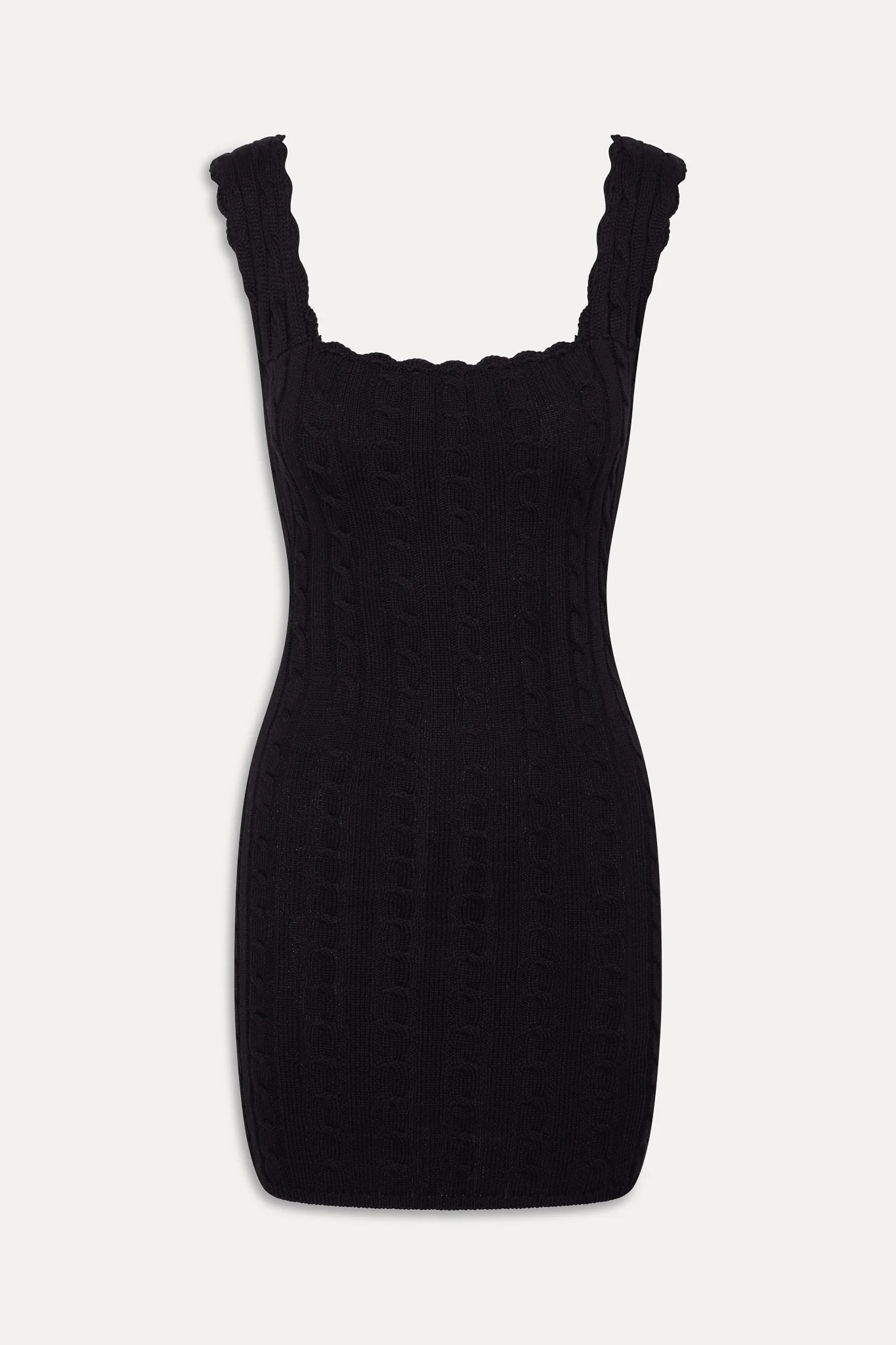 Jules Knit Backless Mini Dress - Black - Image 3