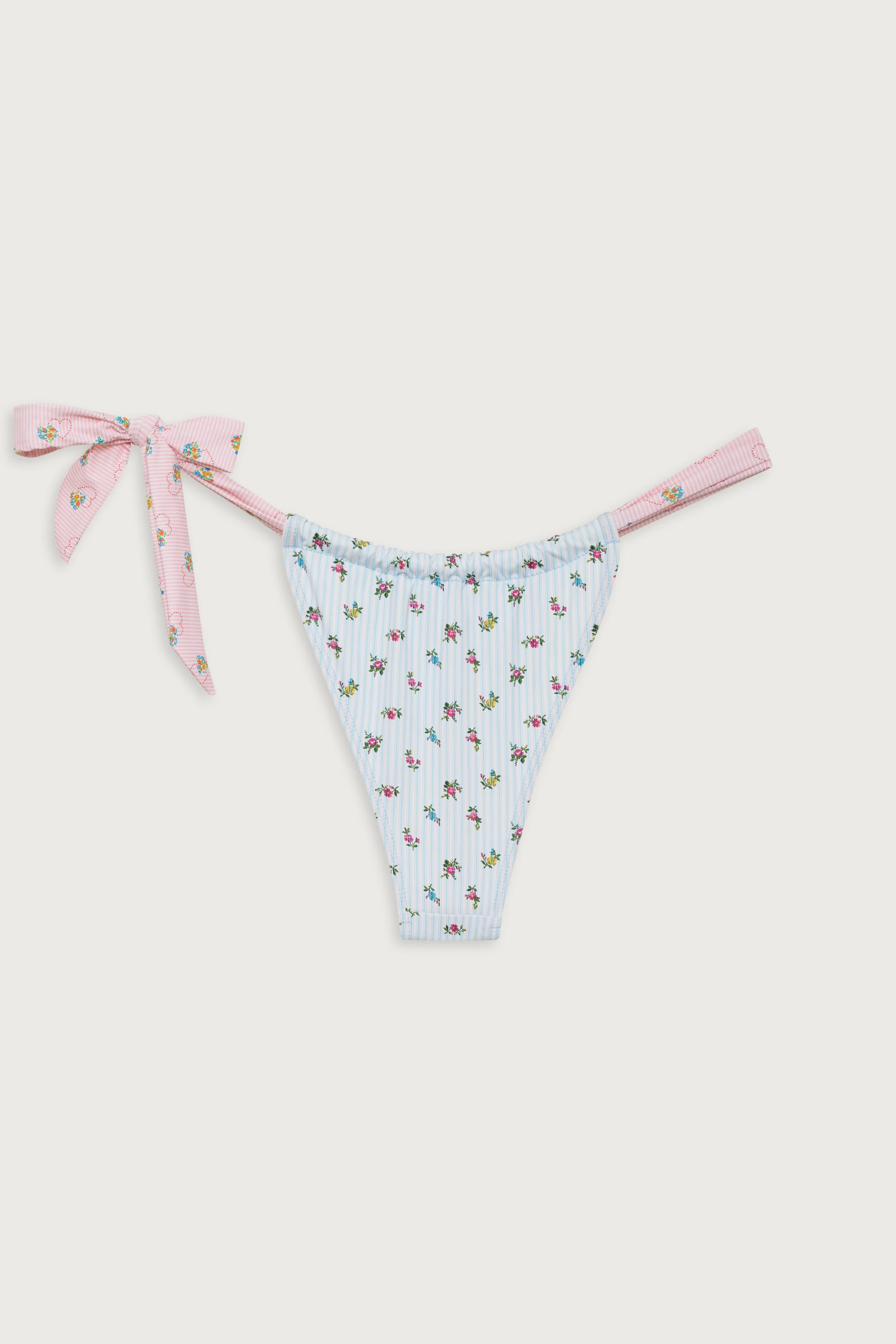 Kealy Reversible Cheeky Bikini Bottom - Cozy Stripe - Image 3