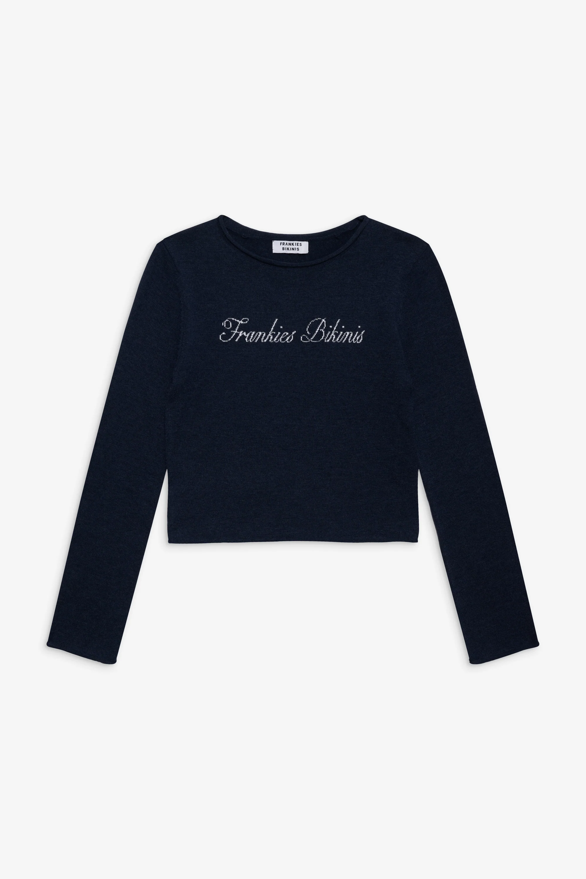 Kennedy Cotton Knit Sweater - Deep Sea Blue - Image 3