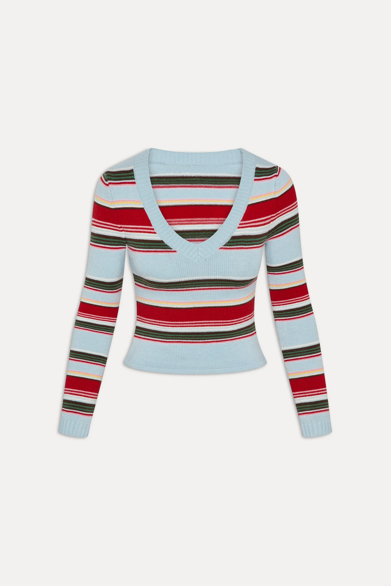 Kit V Neck Knit Sweater - Ocean Ave - Image 3