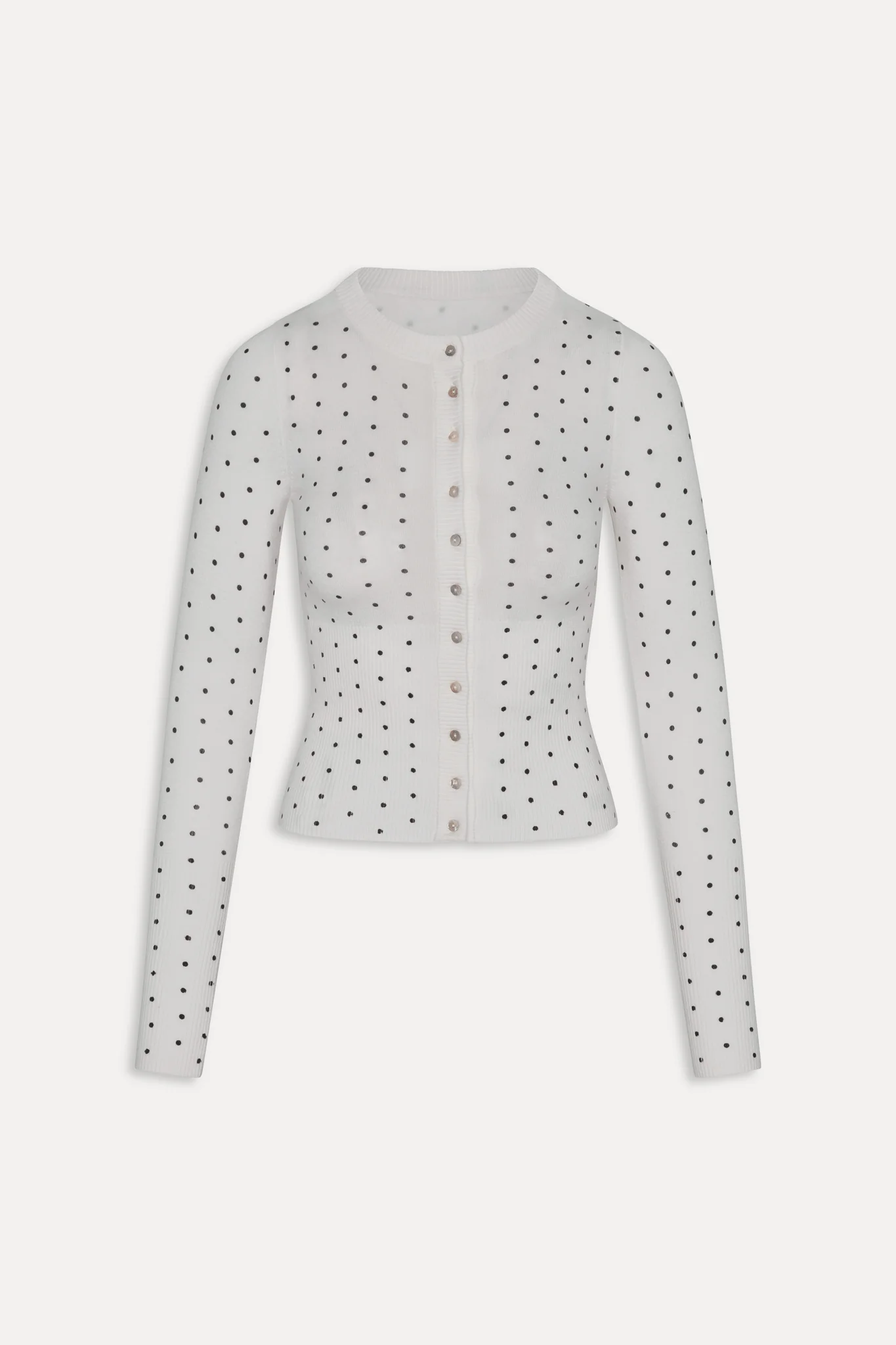 Lenon Button Up Knit Sweater - Belle of the Ball - Image 3