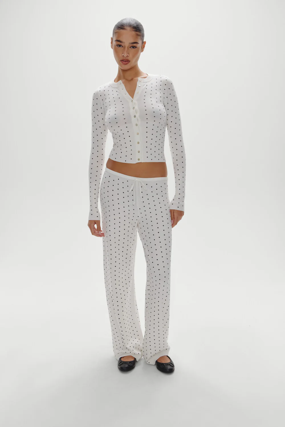 Lenon Button Up Knit Sweater - Belle of the Ball - Image 5