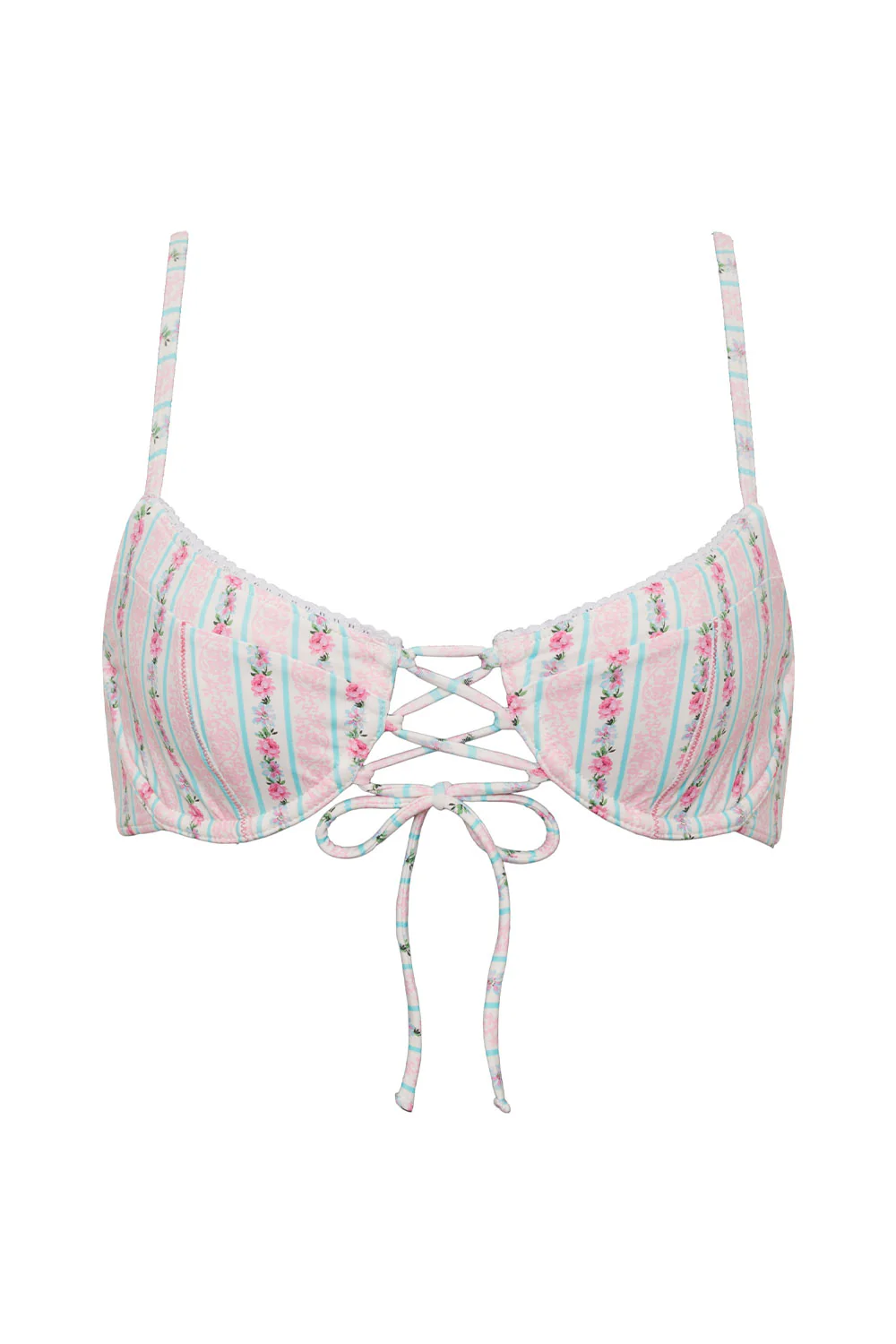 Lucia Floral Underwire Bikini Top - French Holiday - Image 8