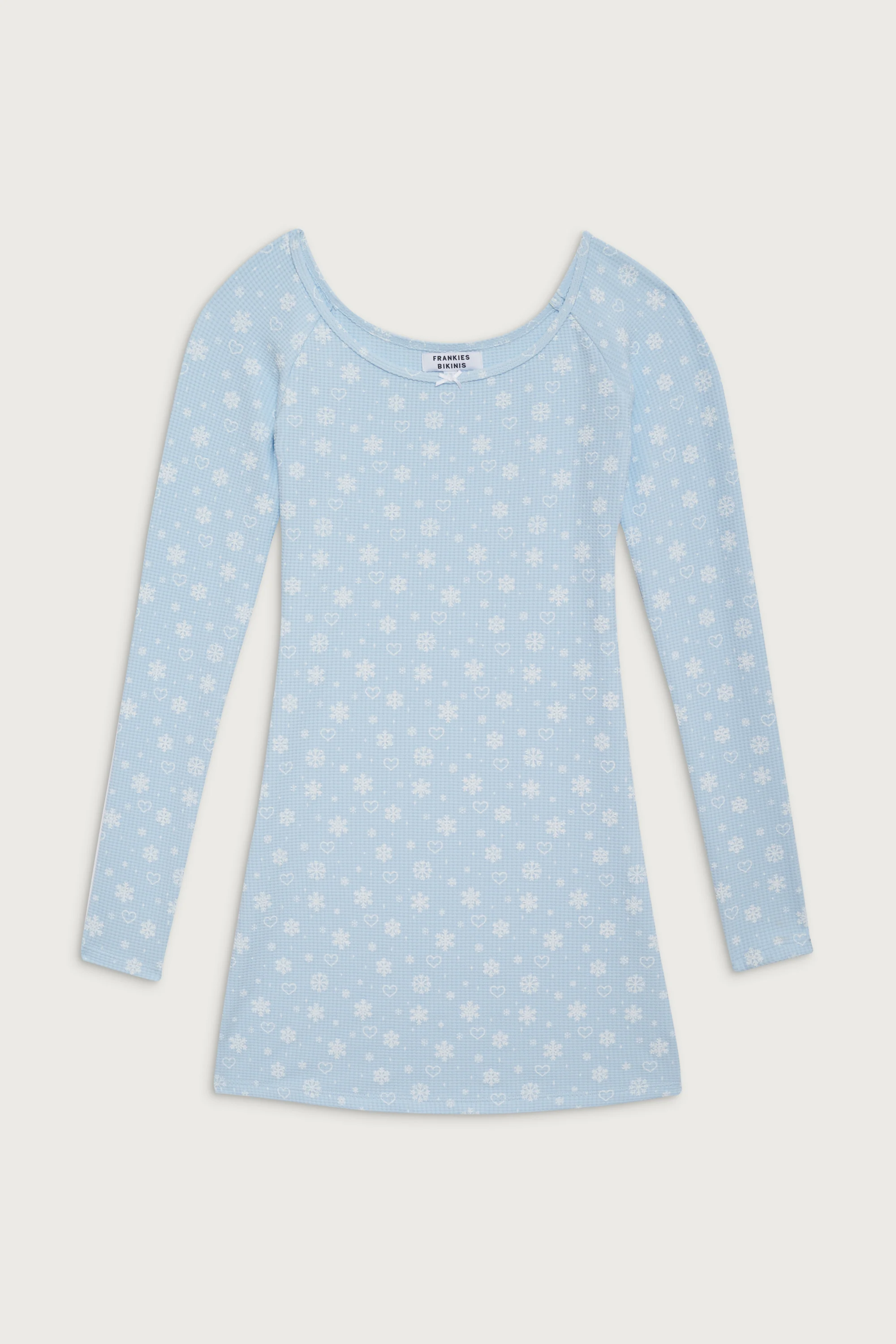 Lumi Waffle Mini Dress - Flurries - Image 2