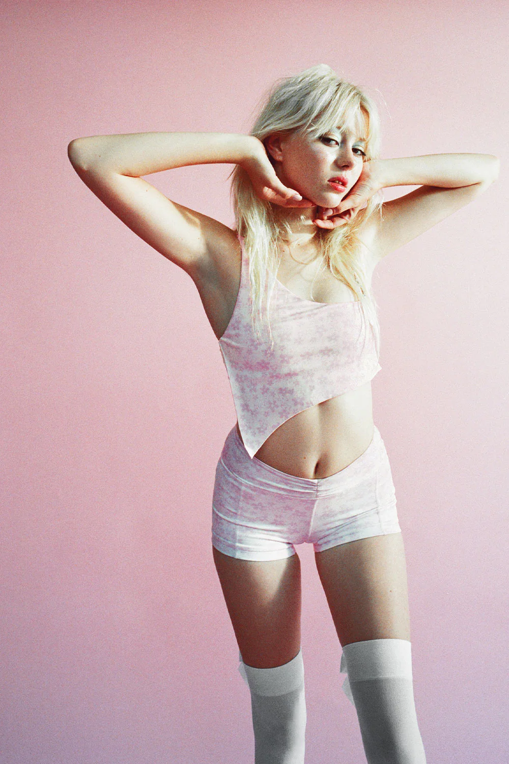 Lydia Asymmetrical Floral Sports Bra - Upsy Daisy - Image 3
