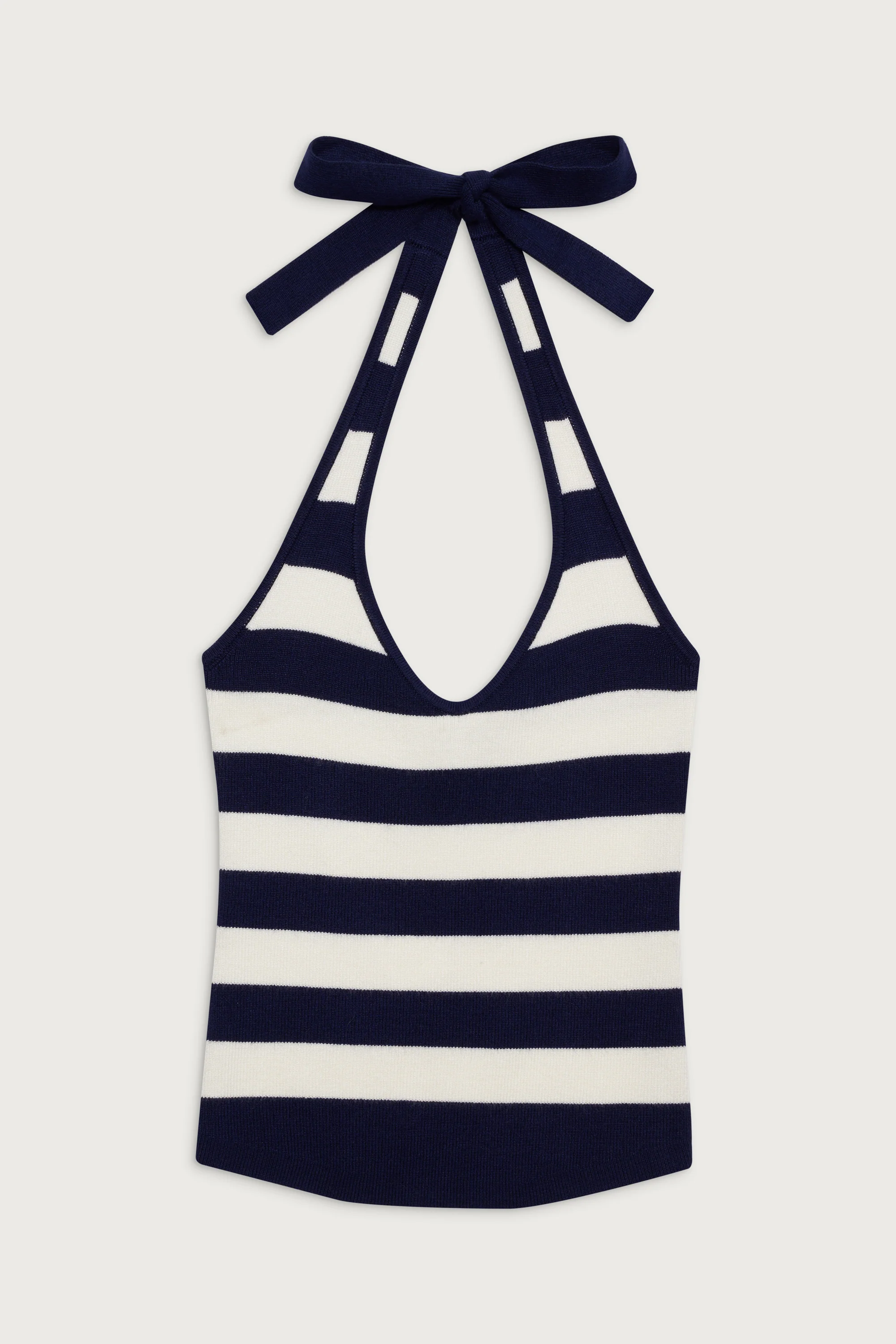 Marialla Knit Halter Top - Sea Stripe - Image 3