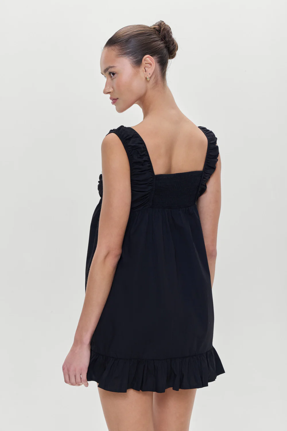 Marilyn Babydoll Dress - Black - Image 6