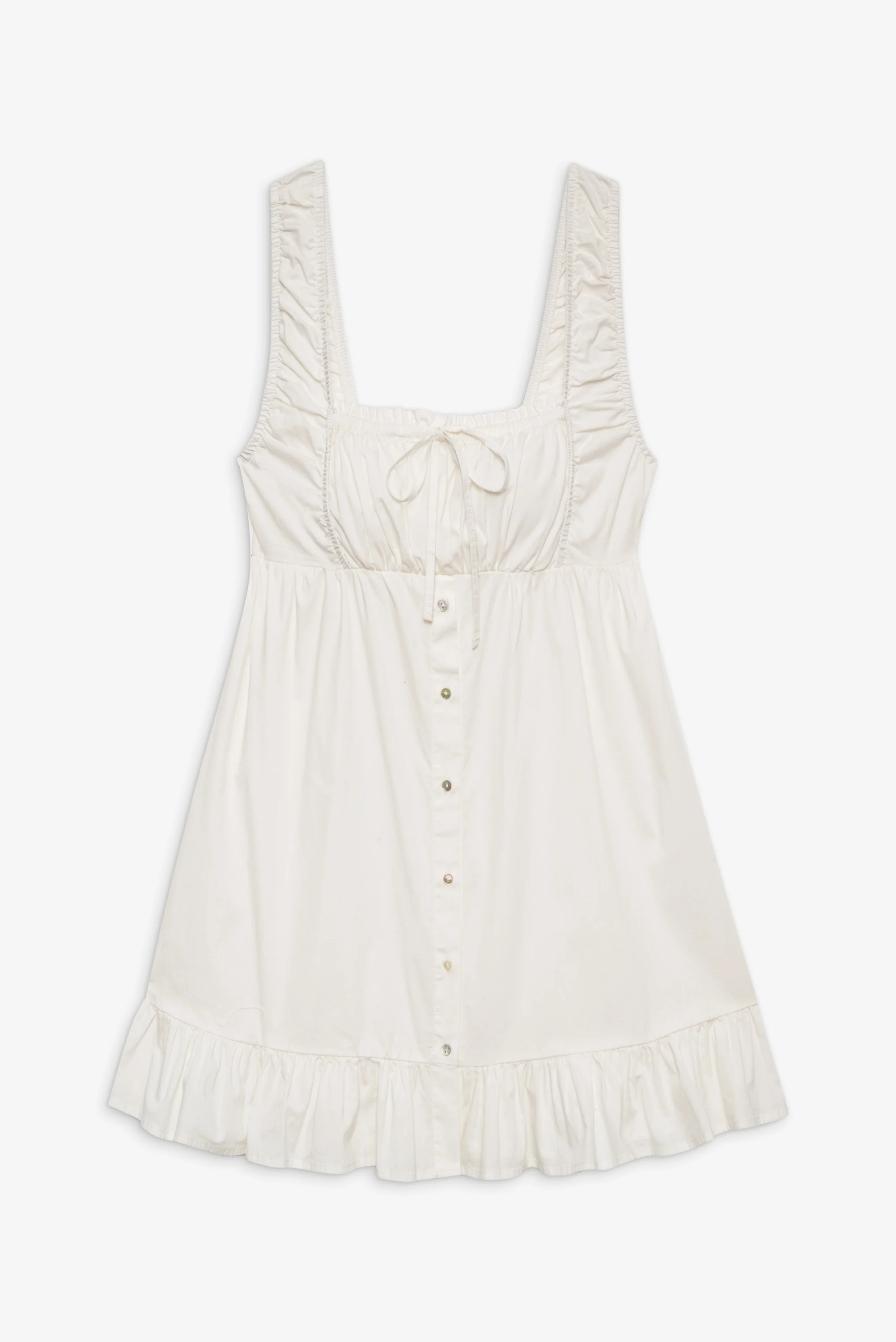 Marilyn Babydoll Dress - White - Image 3