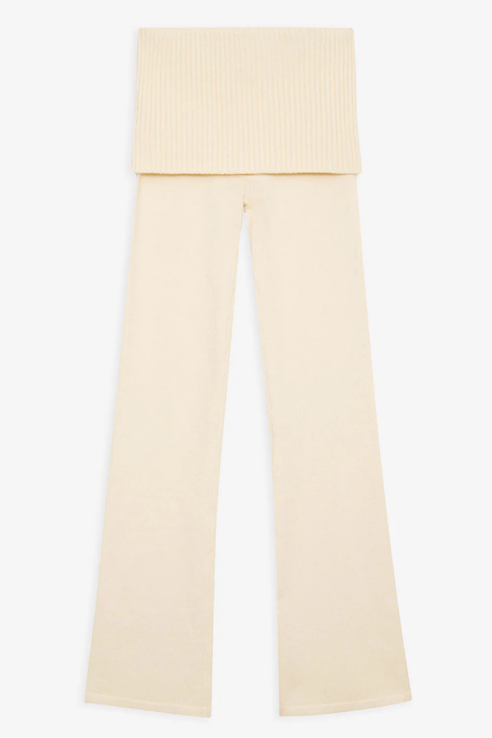 Mason Cloud Knit Flare Pant - French Vanilla - Image 2