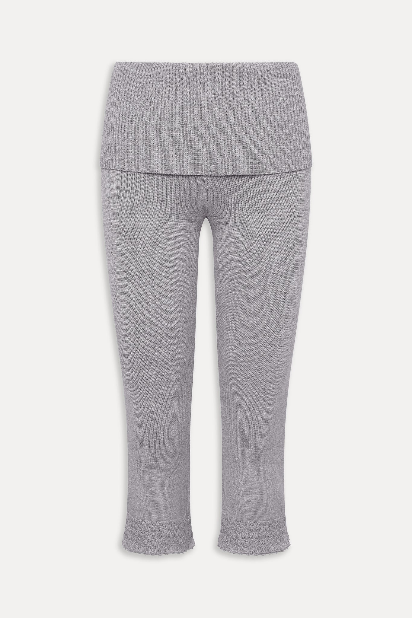 Milo Knit Capri Pants - Cloud Cover - Image 3