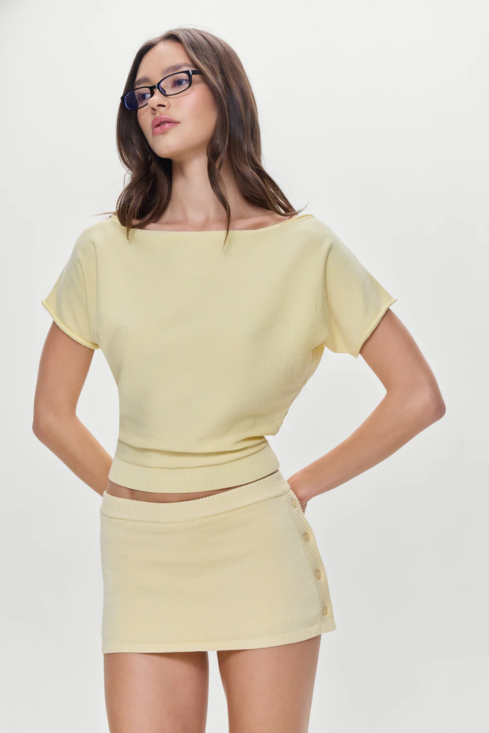 Montecito Boat Neck Knit Shirt - Buttercup - Image 6