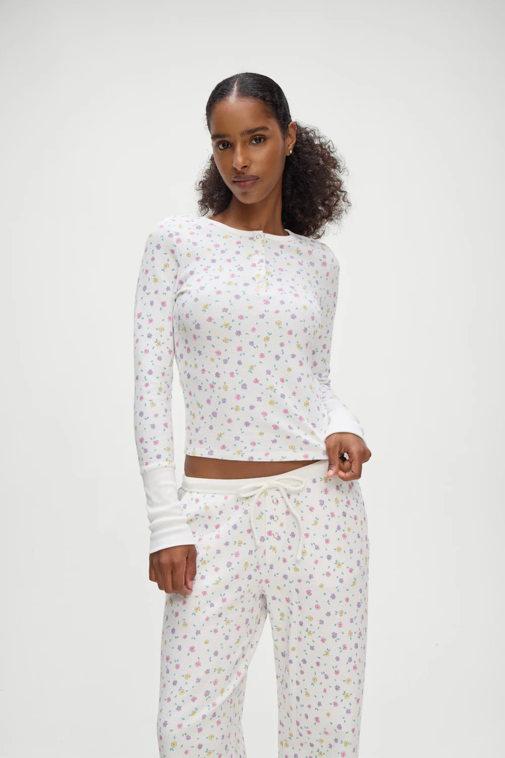 Nate Long Sleeve Thermal Shirt - Picnic Blanket - Image 4