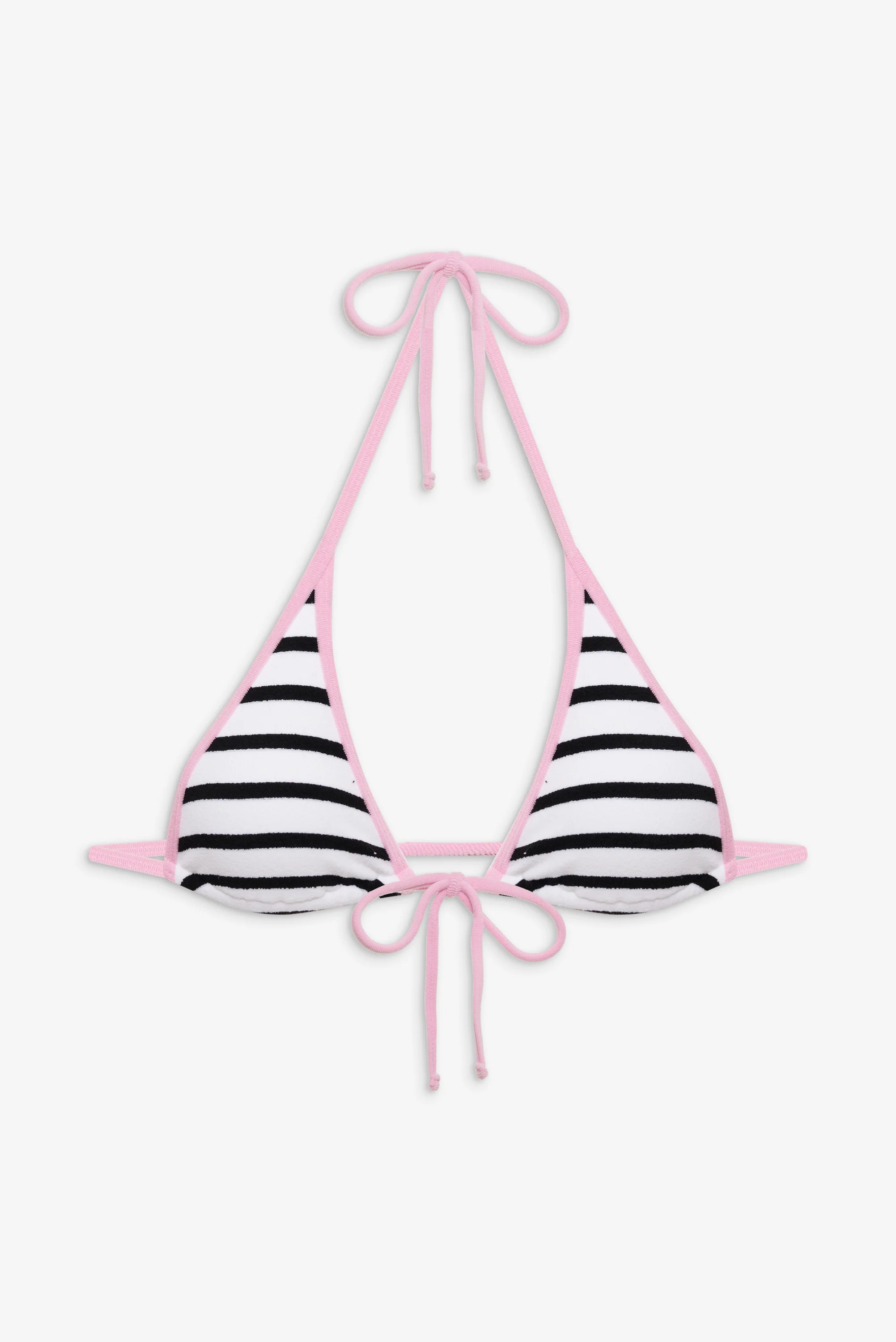 Paradise Micro Halter Bikini Top - Vintage Stripe - Image 3