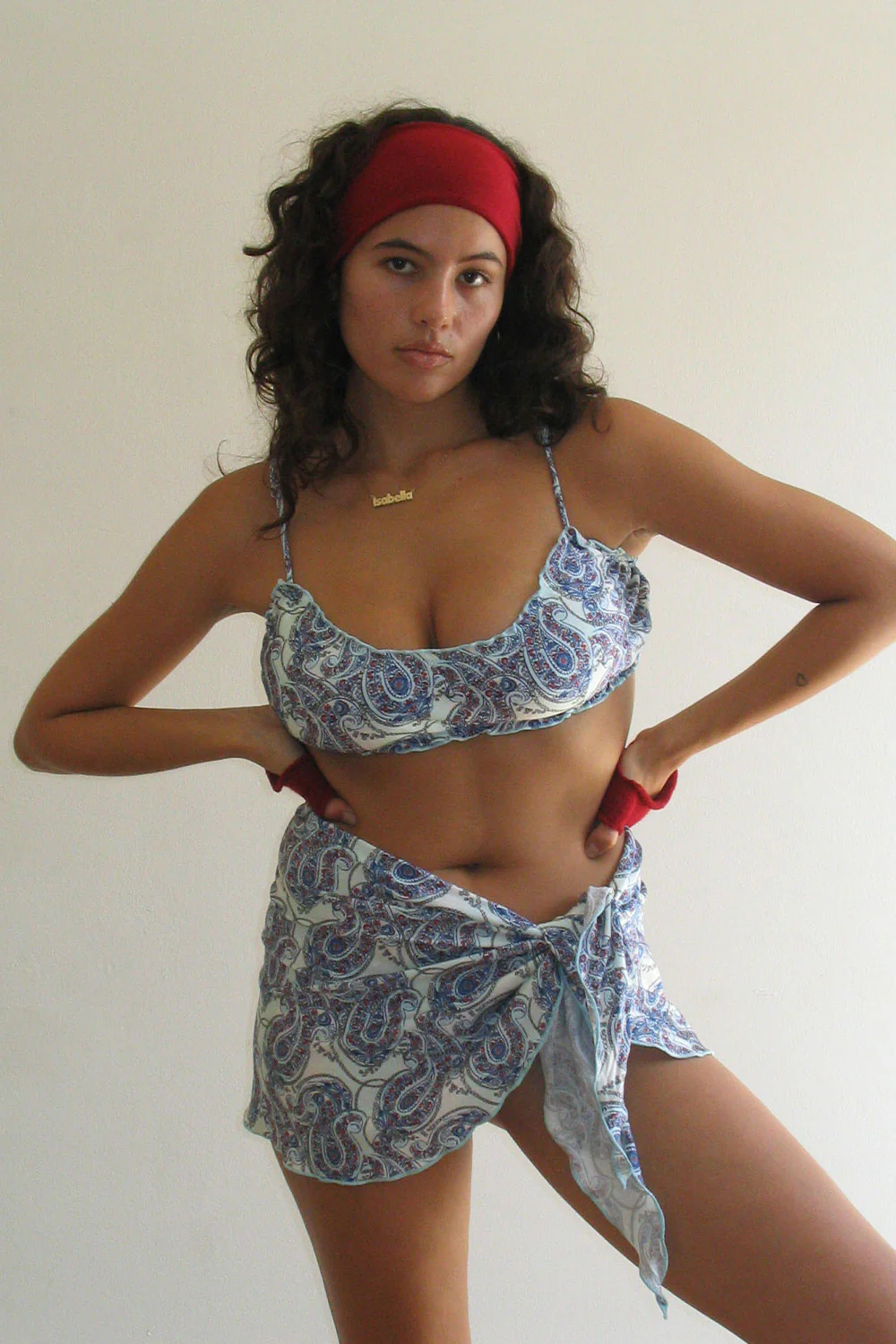 Paraiso Shine Wrap Sarong - Paradiso Paisley - Image 4