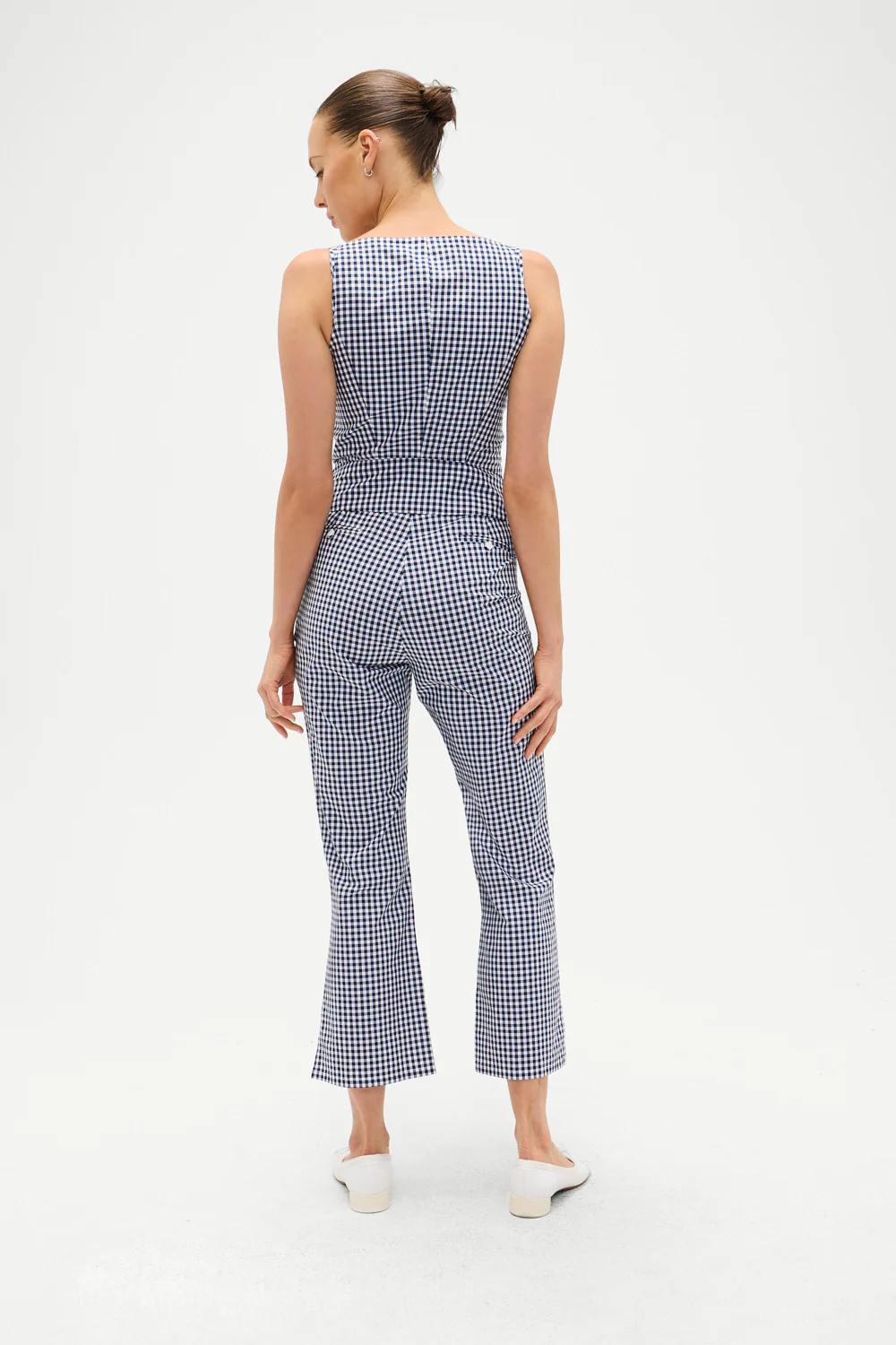 Parlour Gingham Capri Pant - Seaside Gingham - Image 2