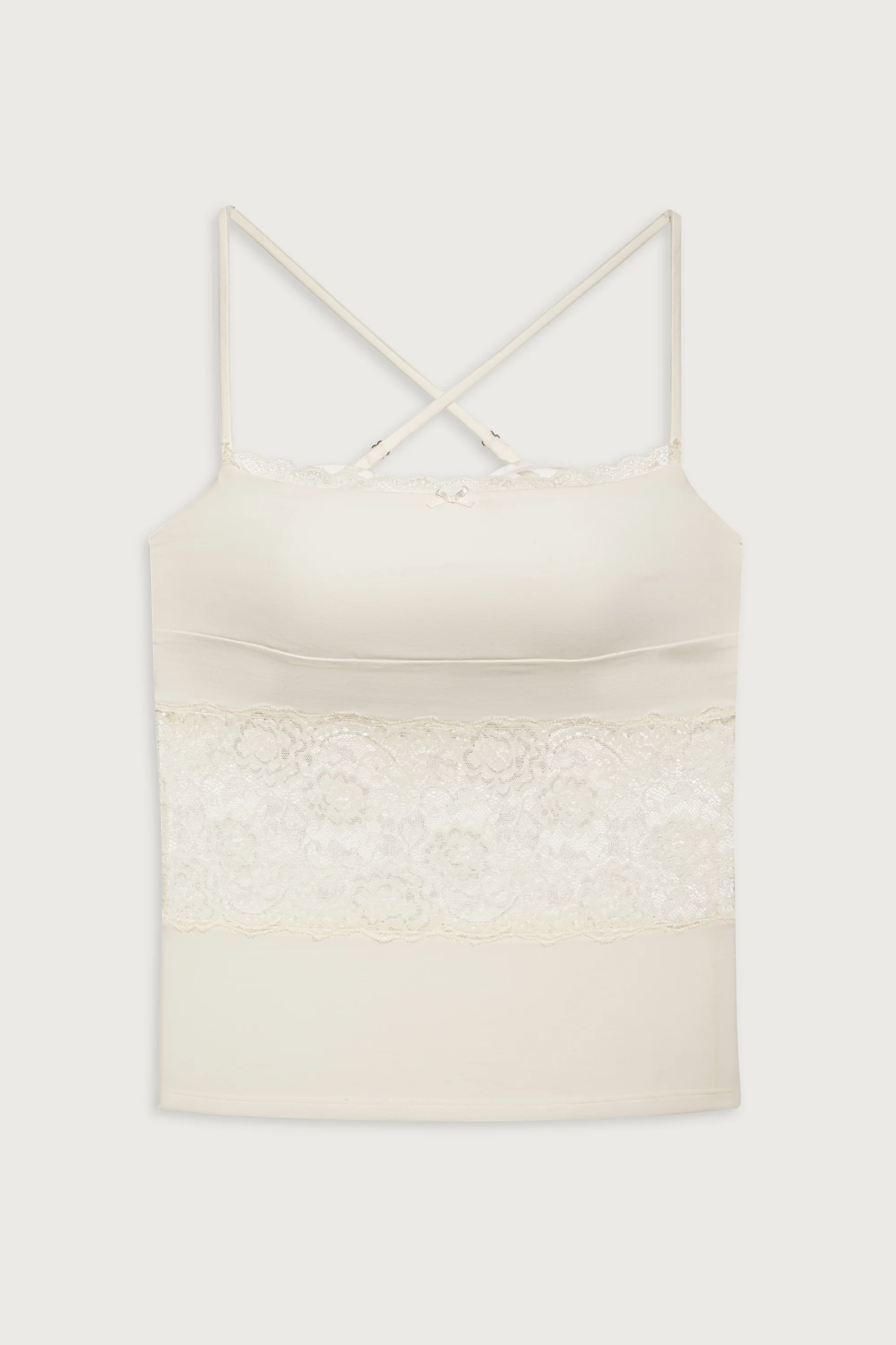 Peach Lace Camisole - Porcelain - Image 2