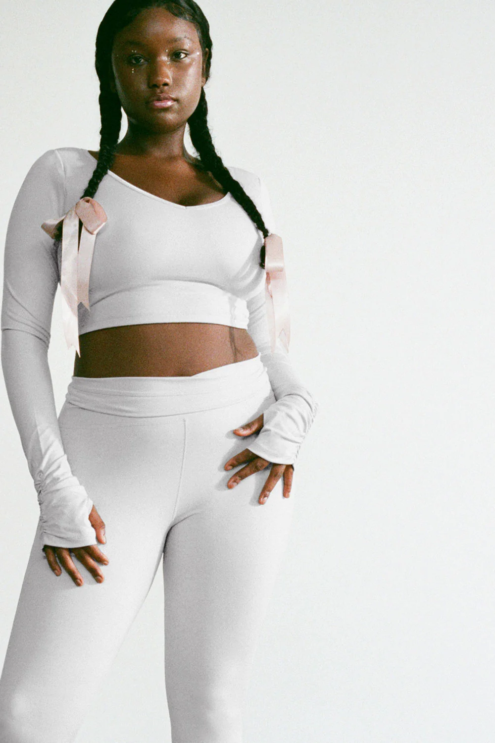 Plié Long Sleeve Top - Icy Gray - Image 2