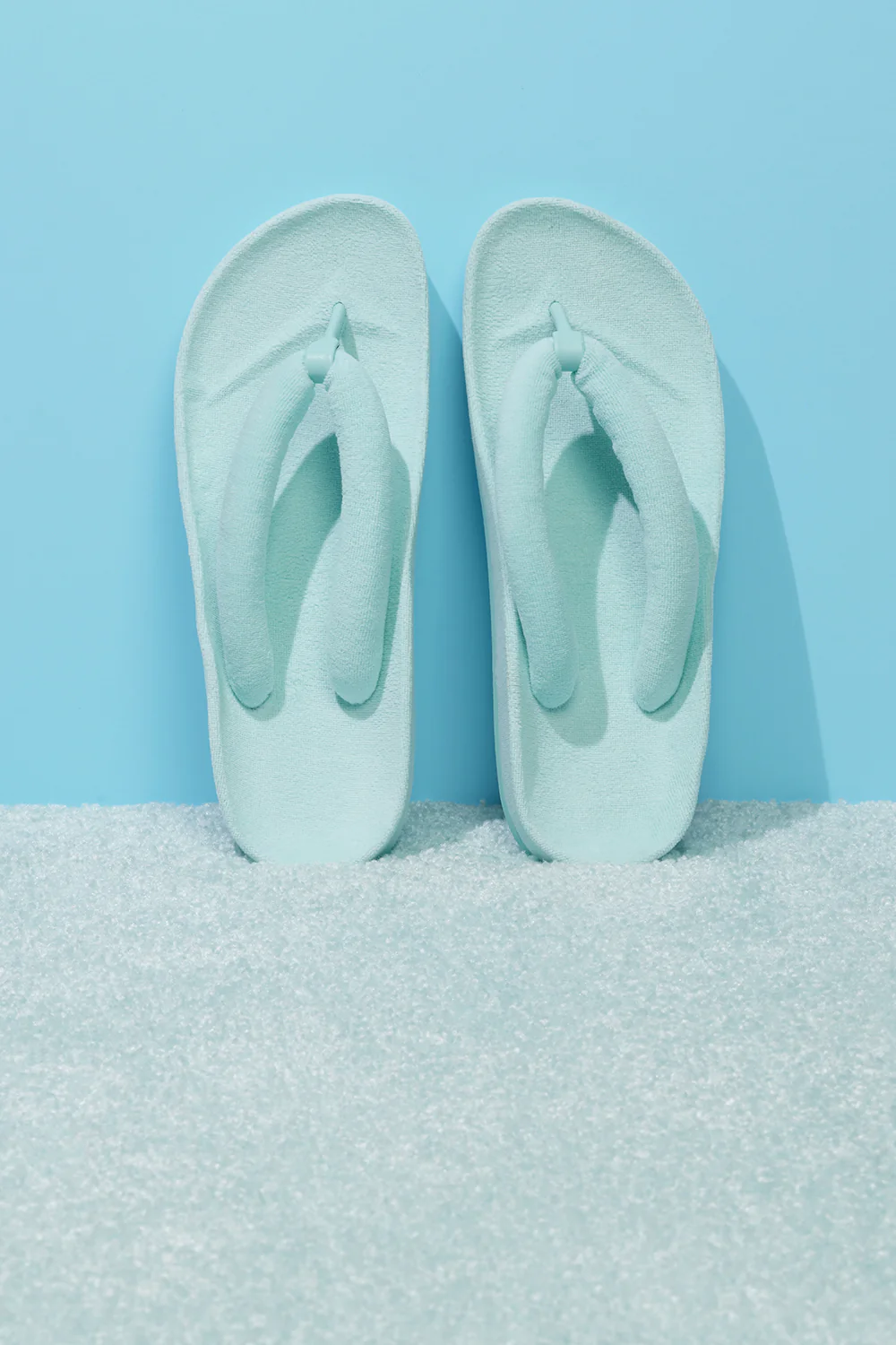 Puffer Padded Flip Flop - Baby Blue - Image 3