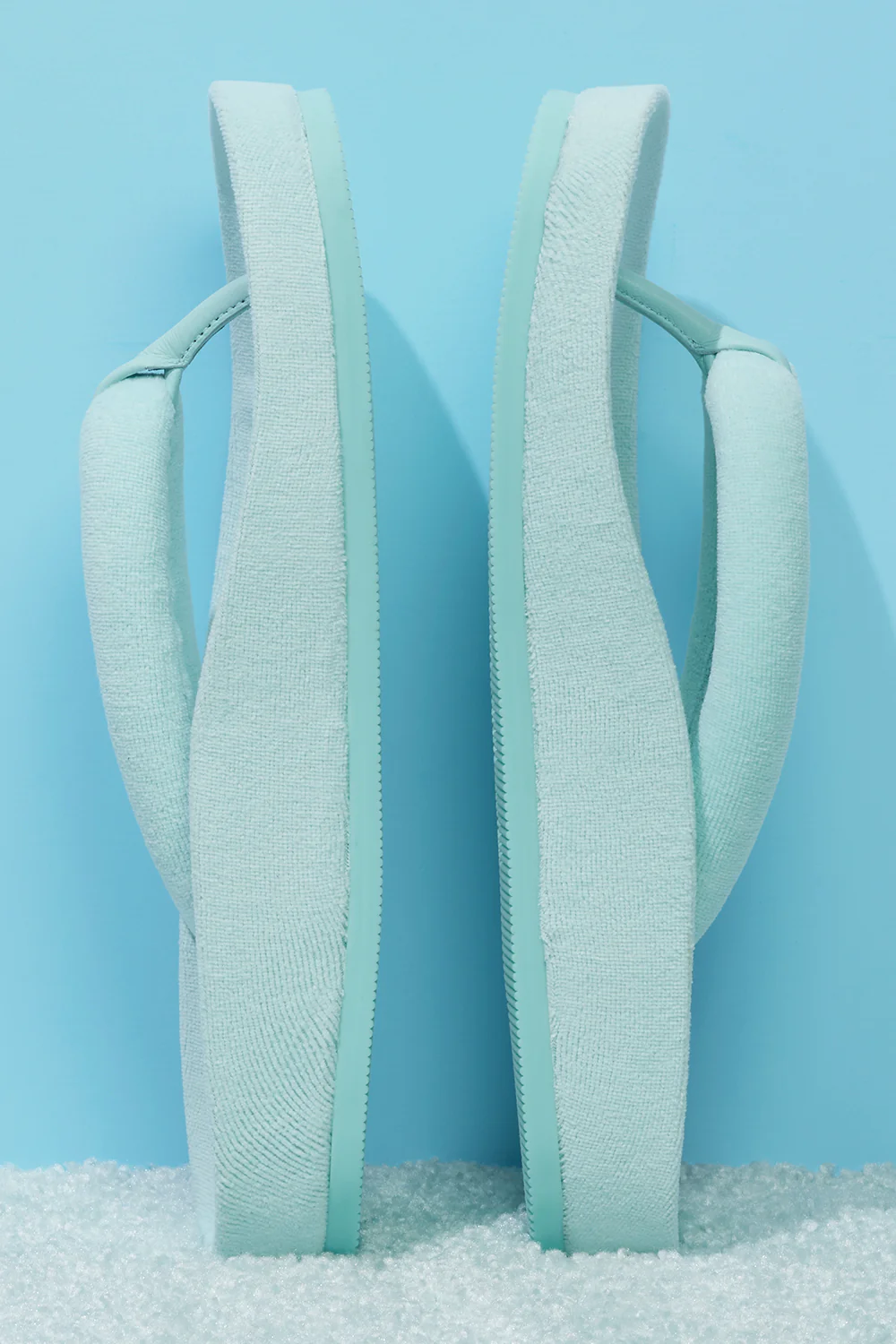Puffer Padded Flip Flop - Baby Blue - Image 4