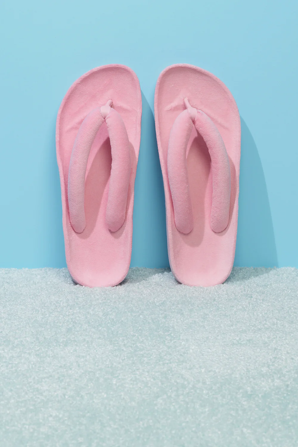 Puffer Padded Flip Flop - Baby Pink - Image 3