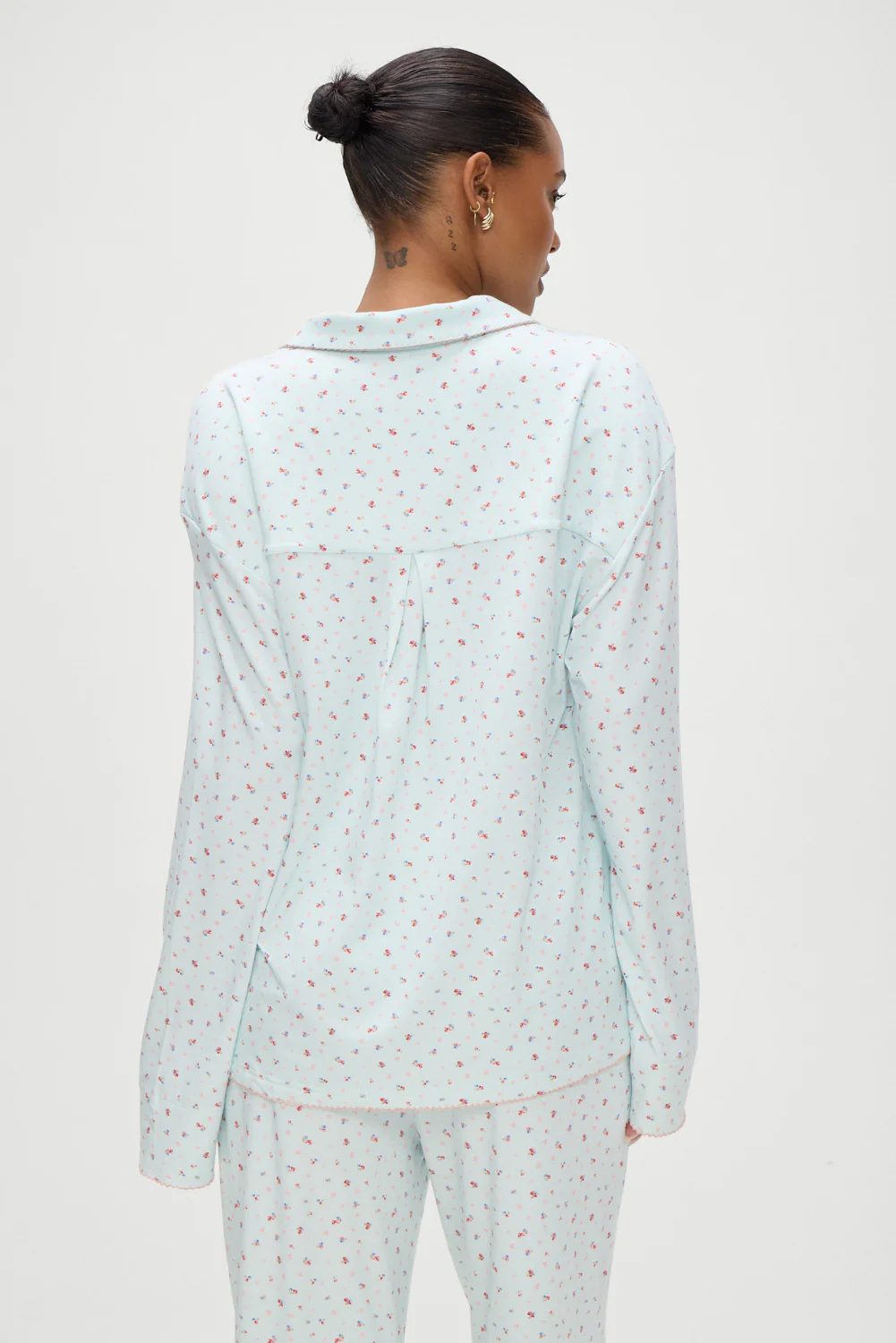 Rory Long Sleeve Sleep Shirt - Malibu Meadow - Image 2