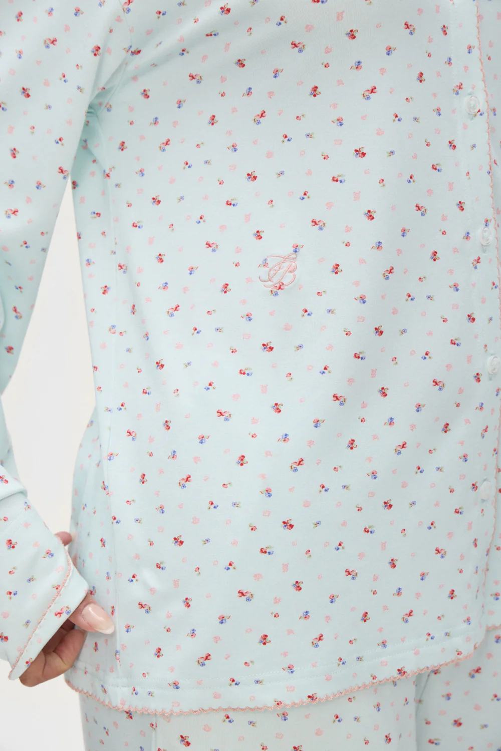 Rory Long Sleeve Sleep Shirt - Malibu Meadow - Image 5