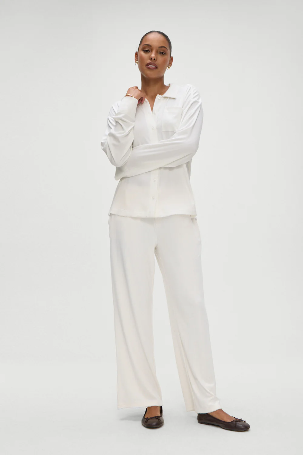 Rory Sleep Pants - Seashell - Image 2