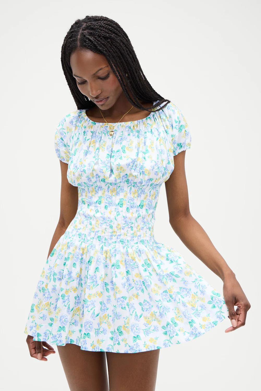 Sadie Mini Dress - Coastal Floral - Image 4
