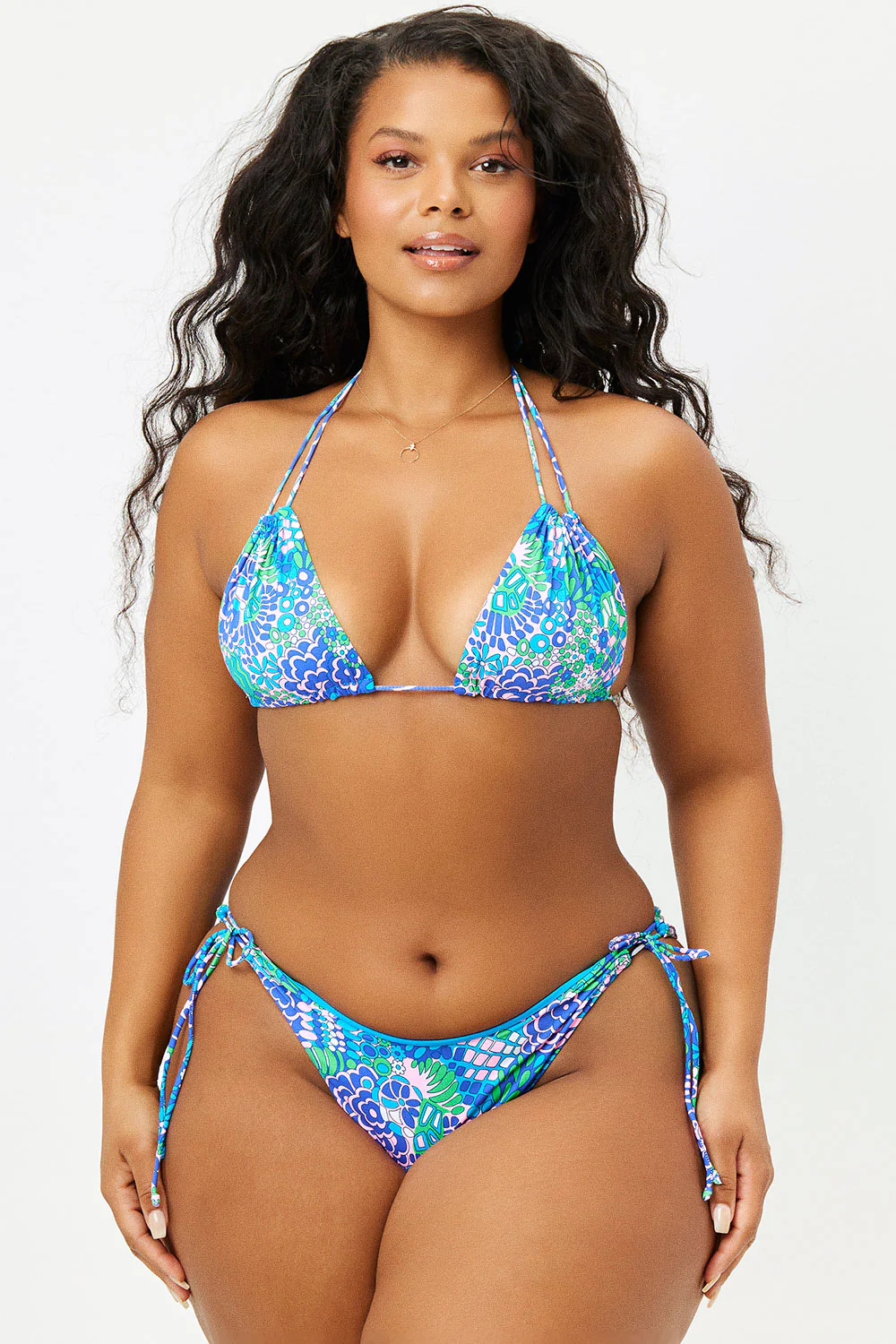 Sand String Bikini Bottom - Good Vibes - Image 3