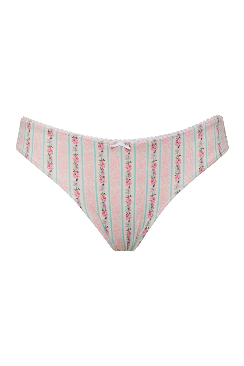 Shea Floral Full Coverage Bikini Bottom - French Holiday - Image 5