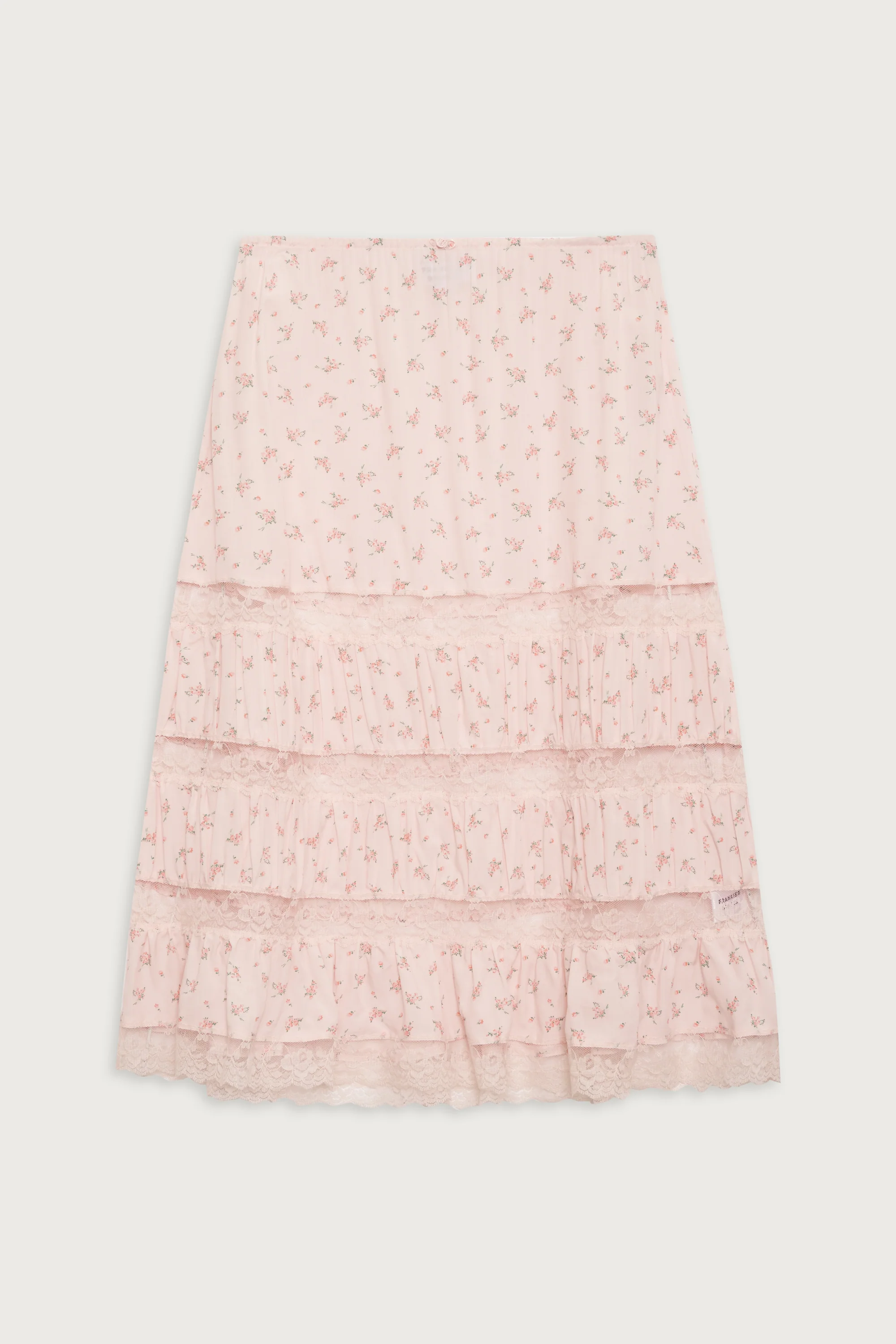 Solstice Floral Midi Skirt - Baby Bouquet Pink - Image 3