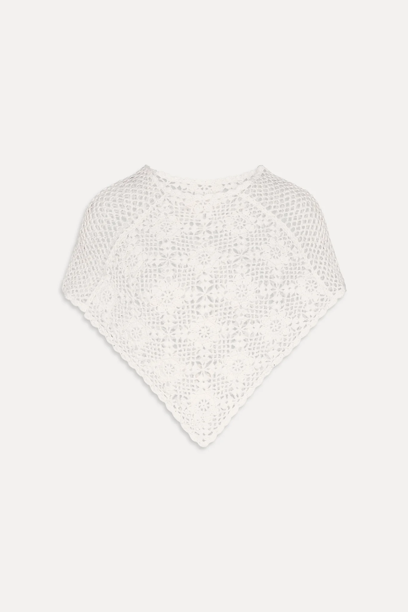 Sophie Crochet Poncho - Soft Sand - Image 3
