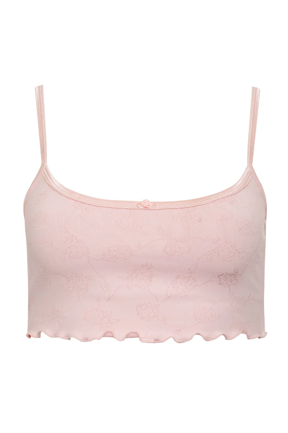 Star Cropped Tank - Pink Petals - Image 6