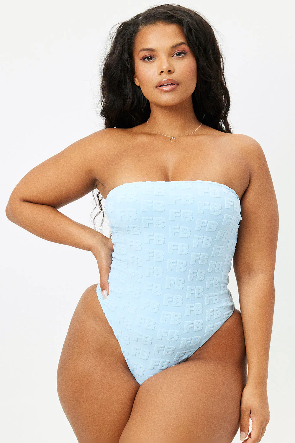Stella Terry Strapless One Piece Swimsuit - Signature Terry - Image 2