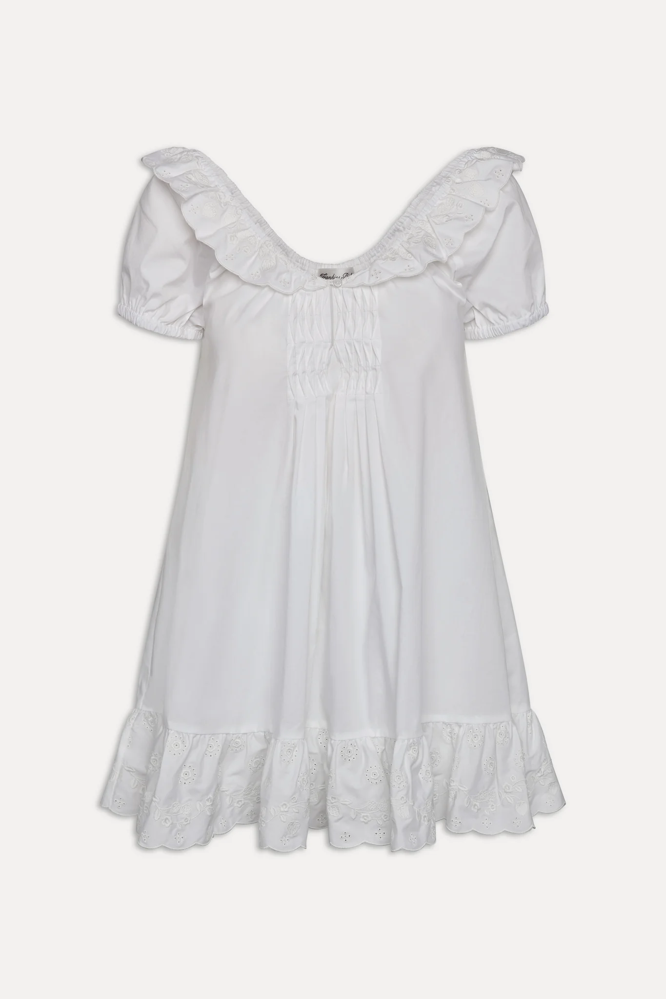 Sunday Morning Cotton Babydoll Dress - Angel's Meadow - Image 3