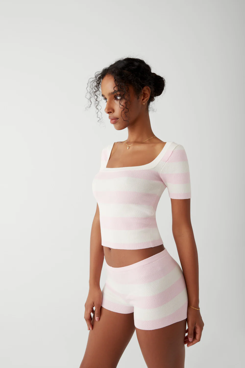 Sunset Knit Shirt - Ballet Stripe - Image 4