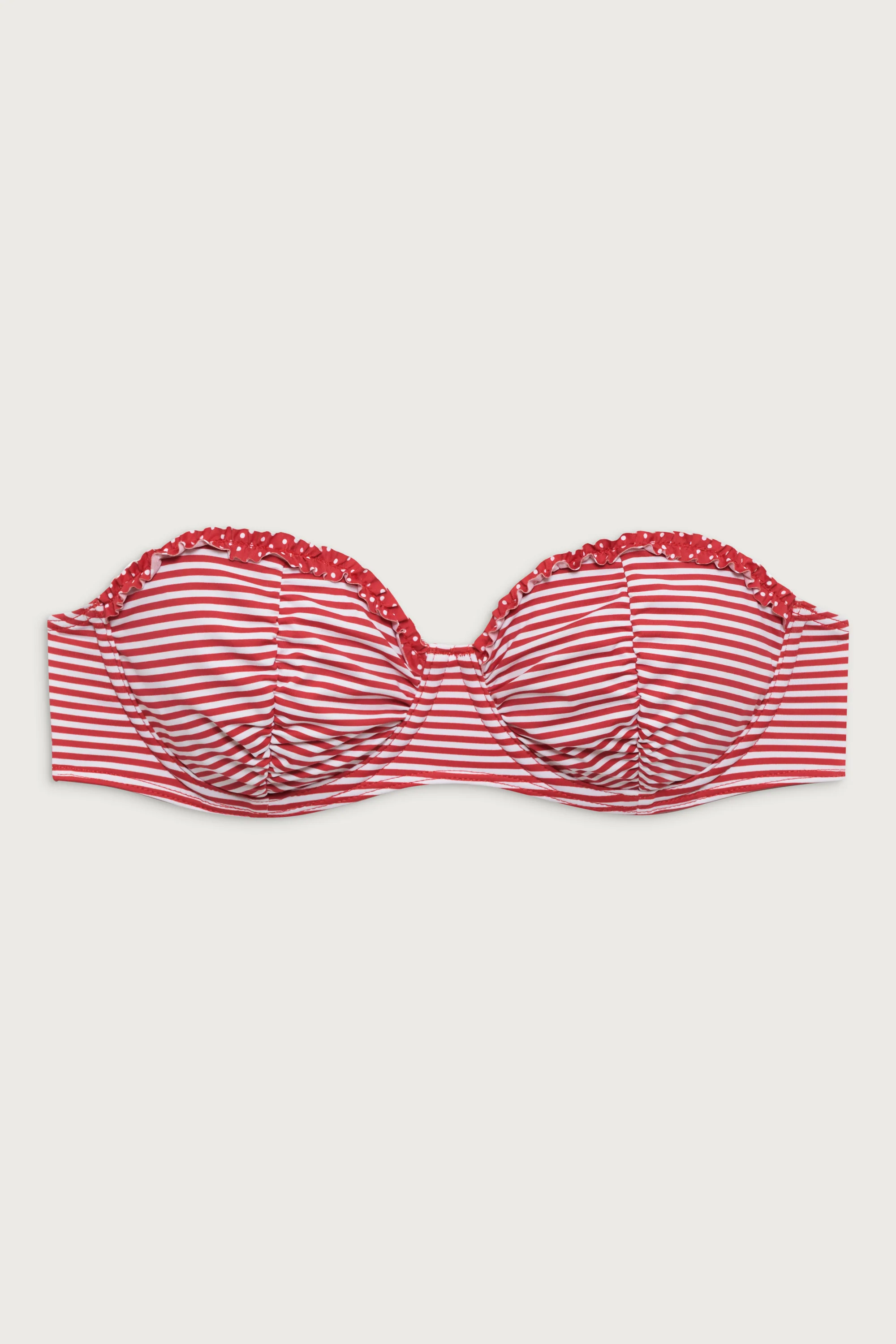 Sweetwater Underwire Bikini Top - Scarlet Stripe - Image 3